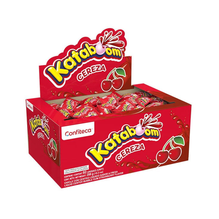 Chicle Cereza Kataboom 270 Gr