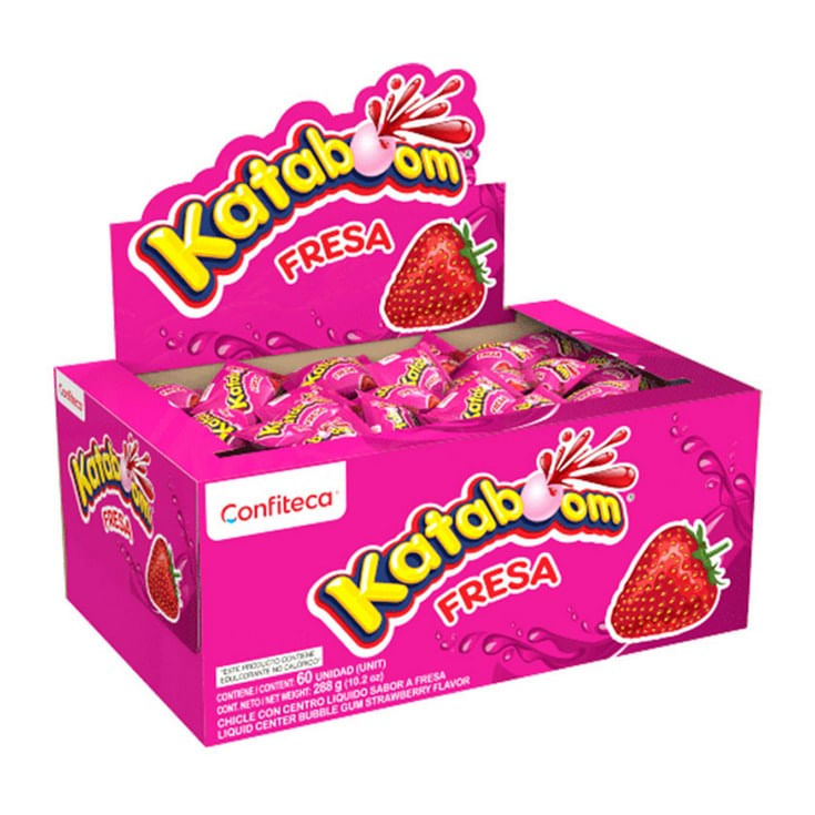 Chicle Fresa Kataboom 270 Gr