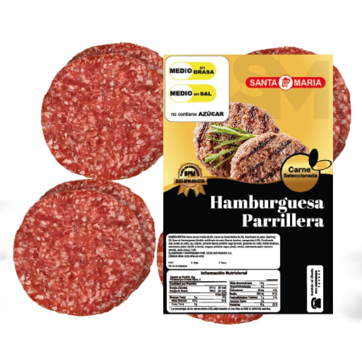 Hamburguesa Parrillera Bandeja