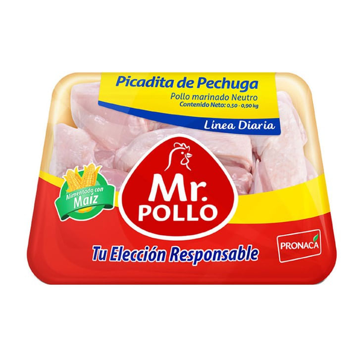 Picadita De Pechuga Línea Diaria Mr. Pollo