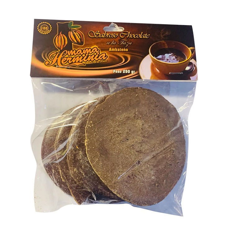 Mama herminia chocolate redondo 250 gr.
