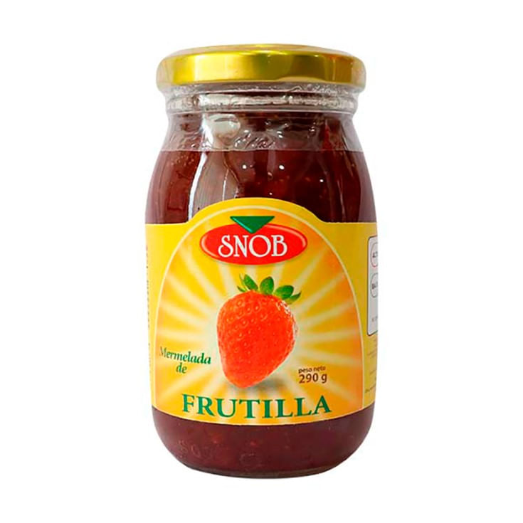 Mermelada Frutilla Snob 290 Gr