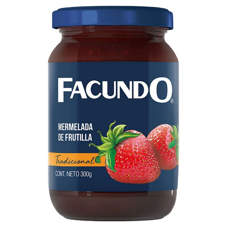 Mermelada Frutilla Facundo 300 Gr