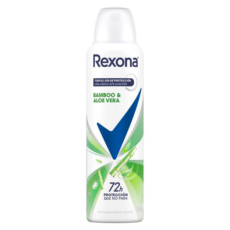 Desodorante Rexona Deo Aerosol Bamboo Aloe Vera 12X89G/150Ml