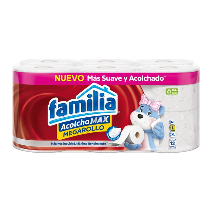 Familia Papel Higienico Megarollo 12 Un