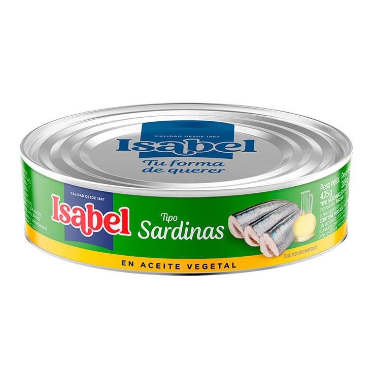 Sardina Aceite Vegetal Isabel 425 Gr