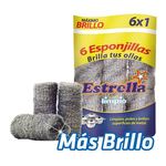 Esponja De Acero 6 En 1 Estrella