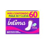 Intima Protectores Diarios Con Manzanilla X 60 Un.