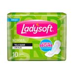 Toallas Ladysoft Normal Tela Con Alas X 10 Uni