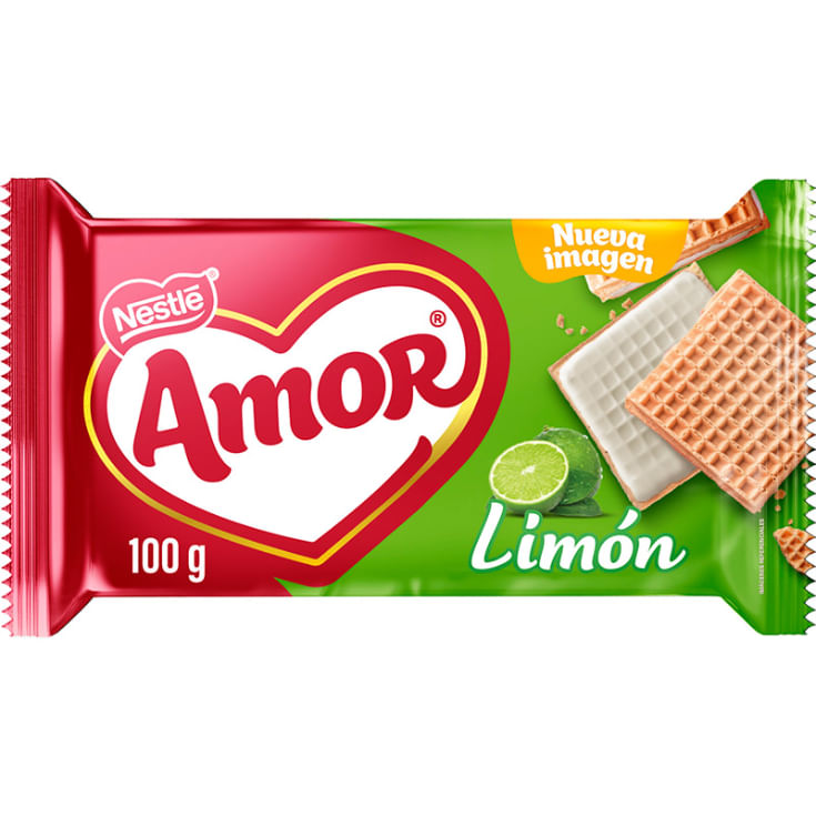 Galleta Waffer Limón Amor 100 Gr
