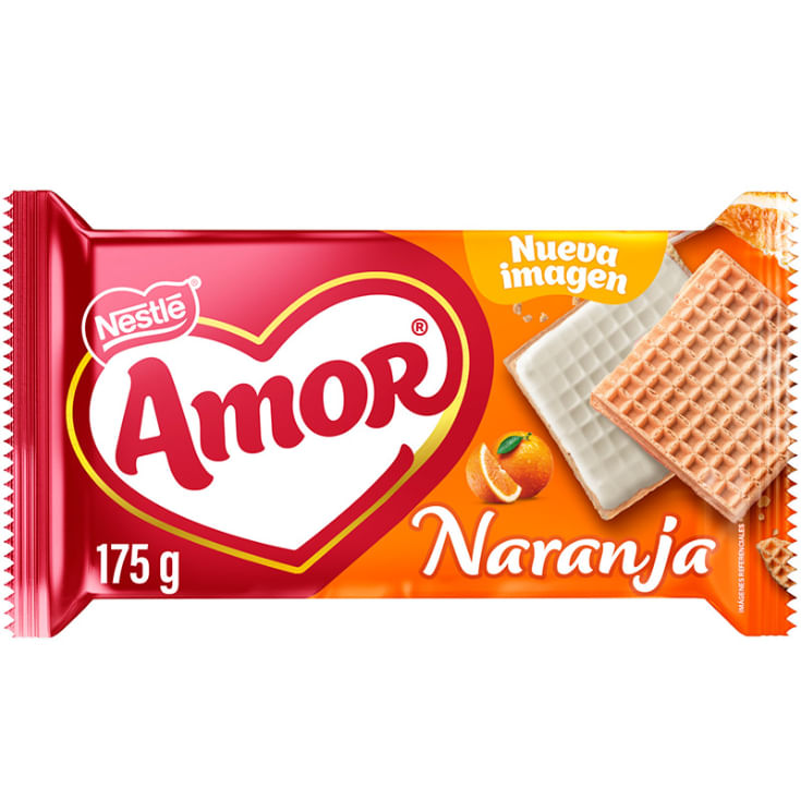 Galleta Waffer Naranja Amor 175 Gr