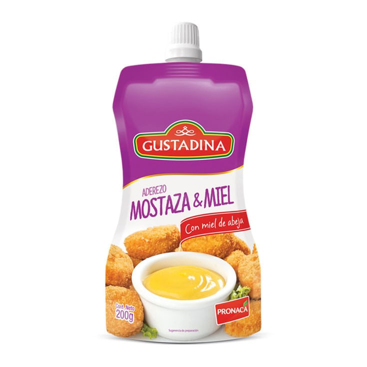 Mostaza Y Miel Gustadina Doy Pack 200 Gr.