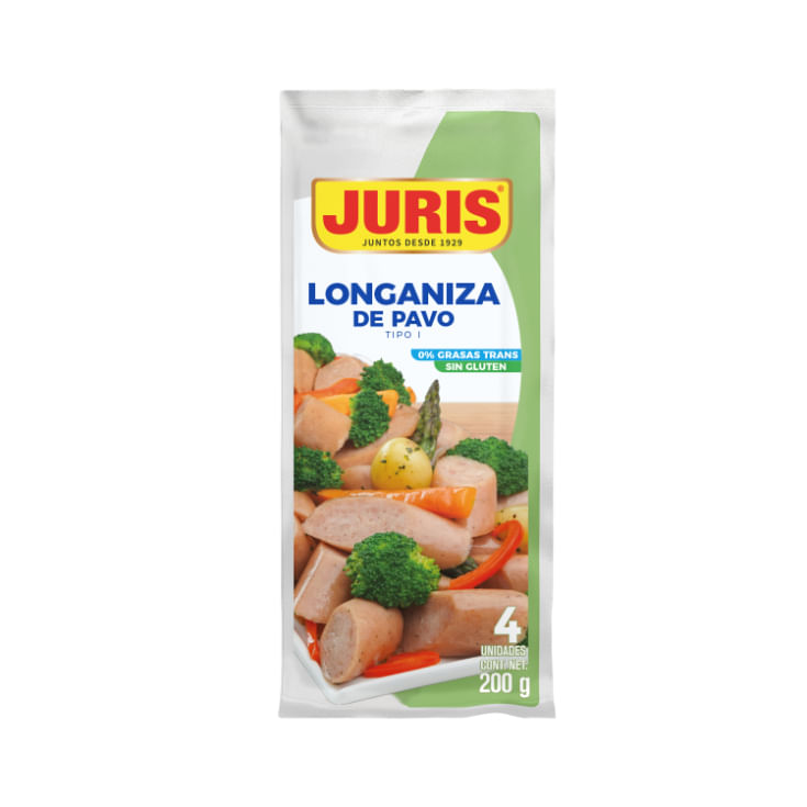 Longaniza De Pavo Juris 200 gr.