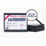 Funda De Basura Industrial La Poderosa 29X36 Pulg