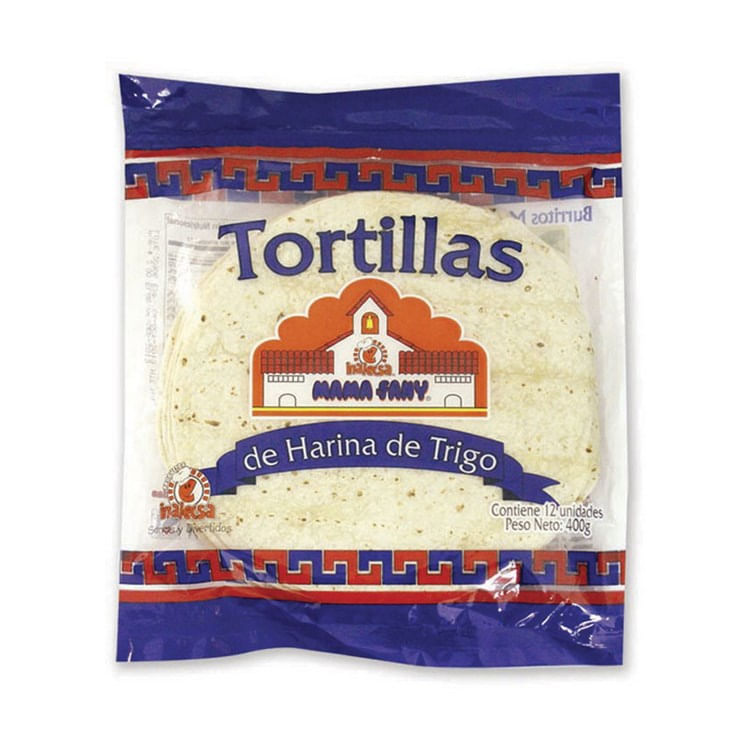 Tortilla de Harina De Trigo Mamá Fany 400 Gr.