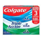 Crema Dental Colgate Triple Acción Pague 2 Lleve 3 100 Ml