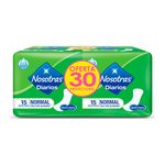 Protectores Diarios Normal Nosotras X 15 Uni