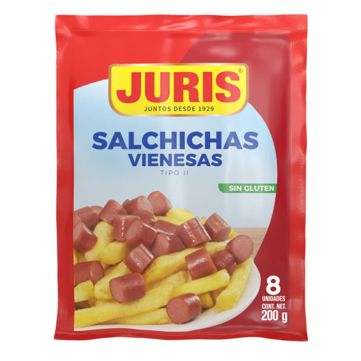 Salchicha Vienesa Juris 200 Gr