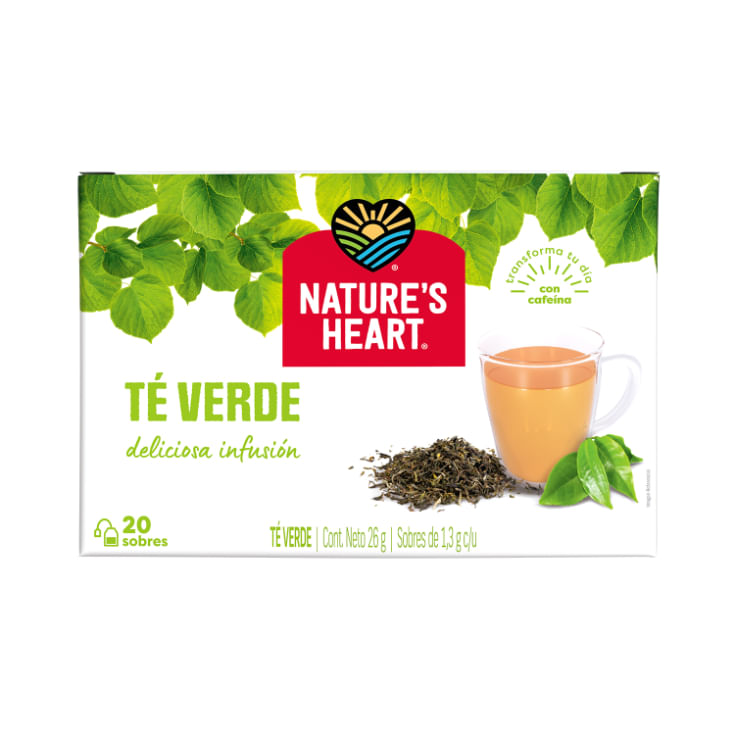 Té Verde Nature´S Heart X 20 Uni