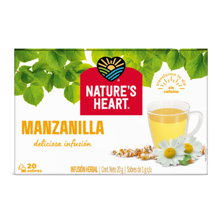 Te Manzanilla Nature´S Heart 20 G X 20 Un