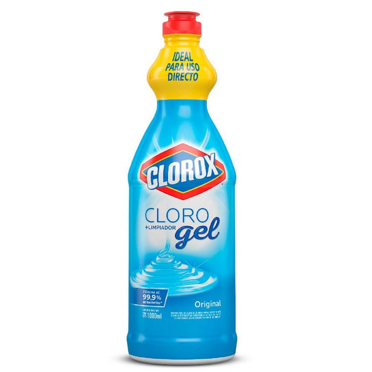 Cloro Power Gel Original Clorox 1 Lt.