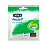Pack X 5 Schick Afeitadora Exacta Piel Sensible
