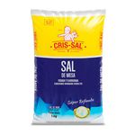 Sal De Mesa Super Refinada Cris-Sal 1 Kg