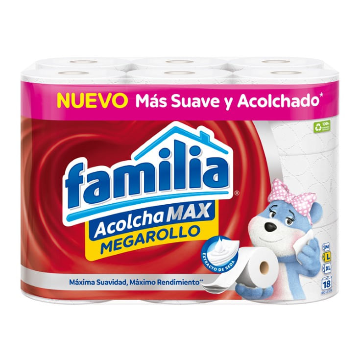 Familia Papel Higienico Megarollo 18 Un Lleve 18 Pague 16