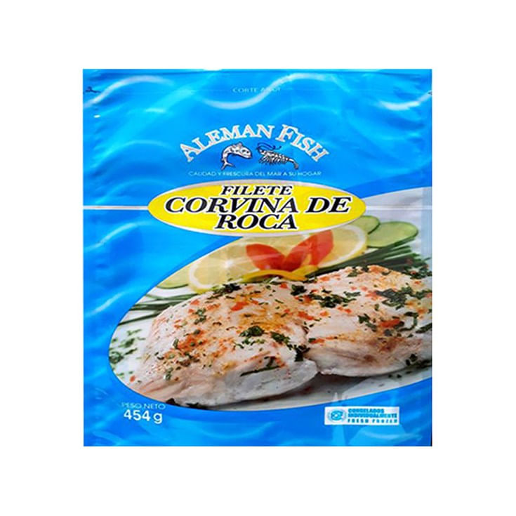 Alemán Fish Filete Corvina Roca 454 Gr.