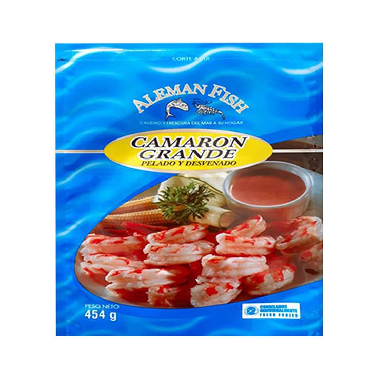 Alemán Fish Camaron Grande I.Q.F. 454 Gr.
