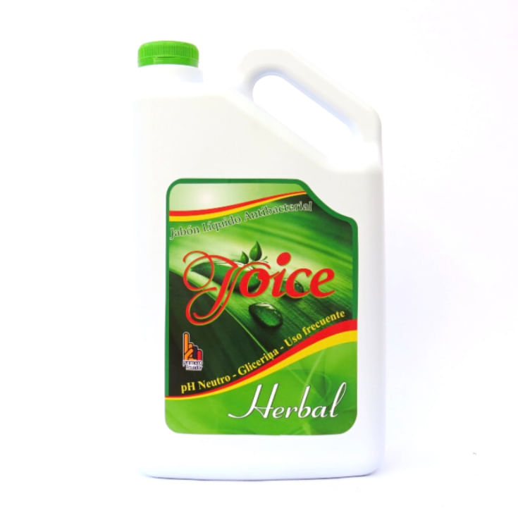 Jabon Liquido Antibacterial Herbal Joice 4 Lt