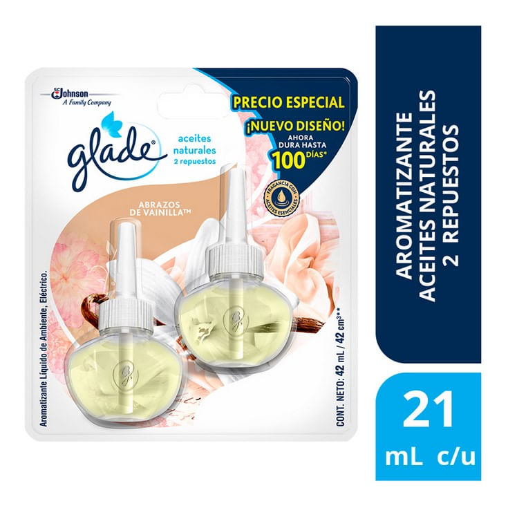 Repuesto Aceite Ambiental Glade Brisa Vainilla 2