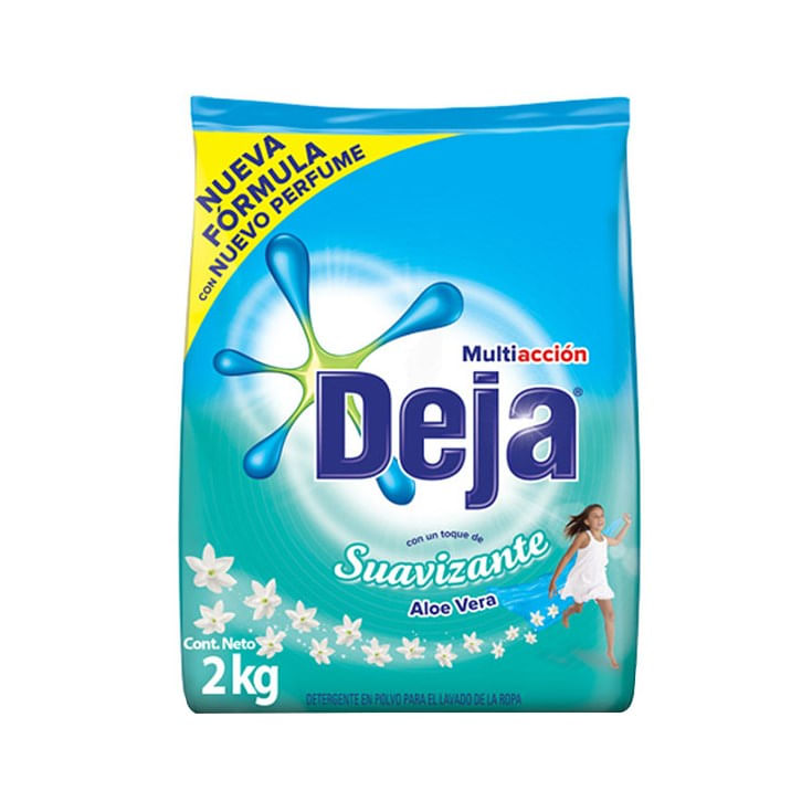 Detergente En Polvo Toque Aloe Deja 2 Kg