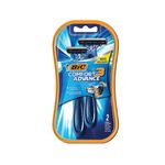 Pack X 2 Rasuradora Comfort 3 Action Blis Bic
