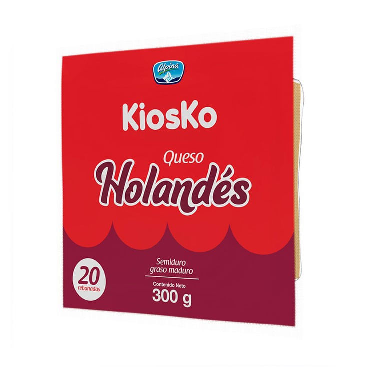 Kiosko queso lonja holandes 300 gr.