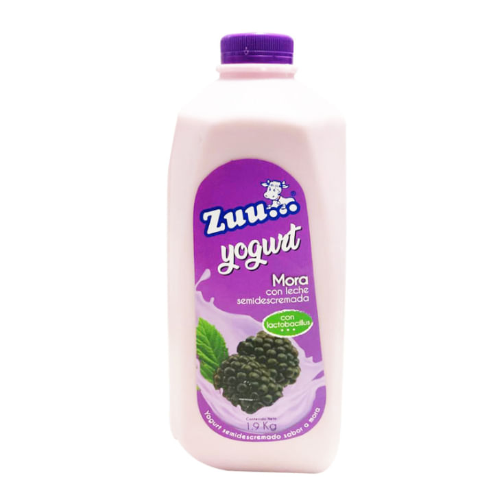 Zuu Yogurt Sabor Mora 1.9 Kg