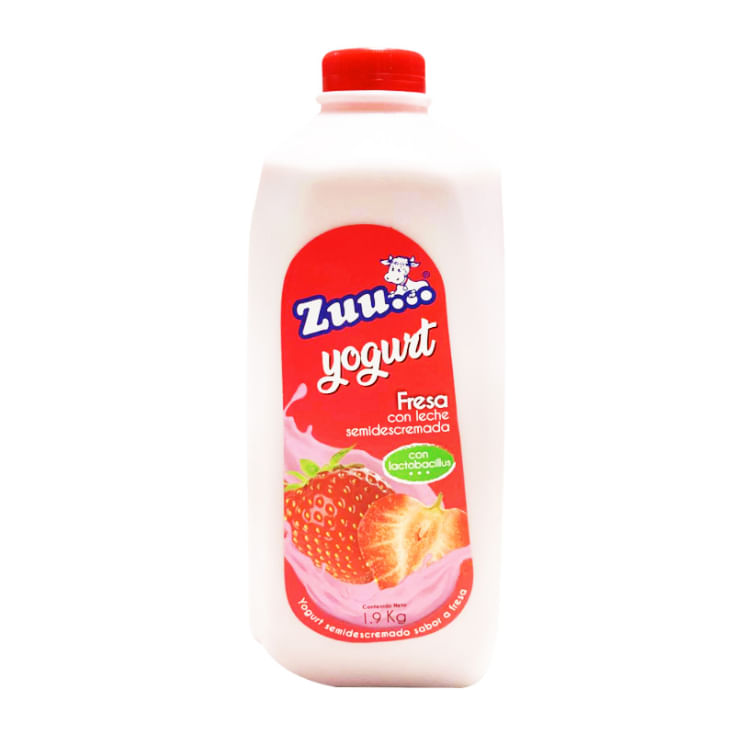 Zuu Yogurt Sabor Fresa 1.9 Kg