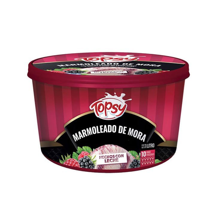 Helado Sunidae De Mora Topsy 1 Lt