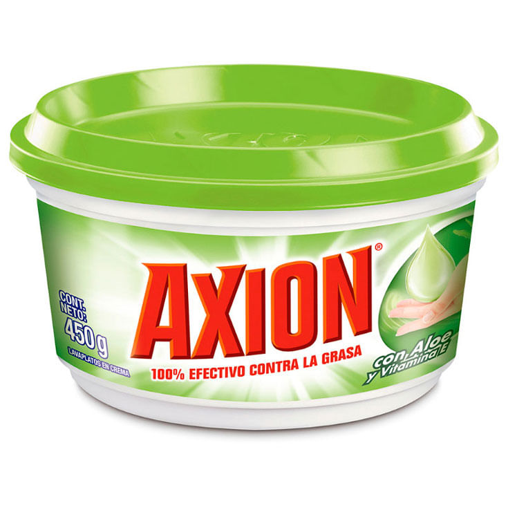 Lavavajilla Crema Floral Aloe Axión 450 Gr