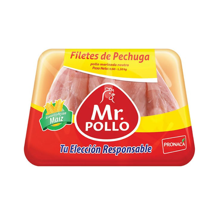 Filete Pechuga Bandeja Mr. Pollo Kg