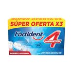 Crema Dental Fortident Tripack Cuatriaccion 128G C/U