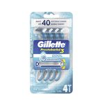 Prestobarba Gillette 3 Ice X 4 Uni