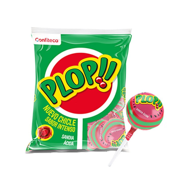 Plop Chupete Sandia Acida 432 Gr.