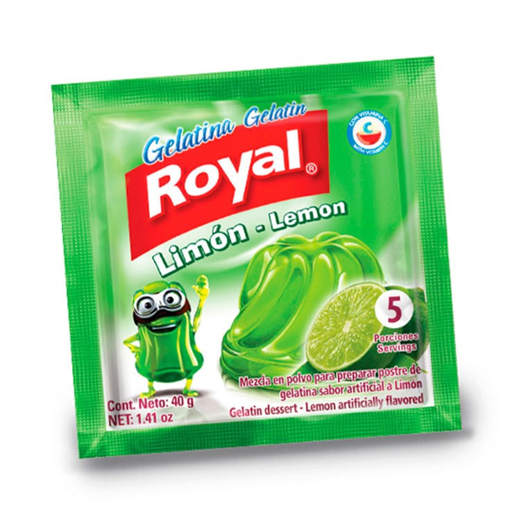 Gelatina Royal Funda Limon 40 Gr.