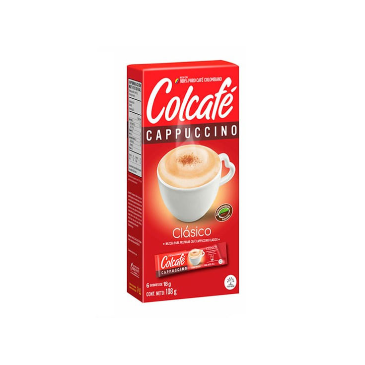 Cappuccino Clásico Colcafe 108 Gr