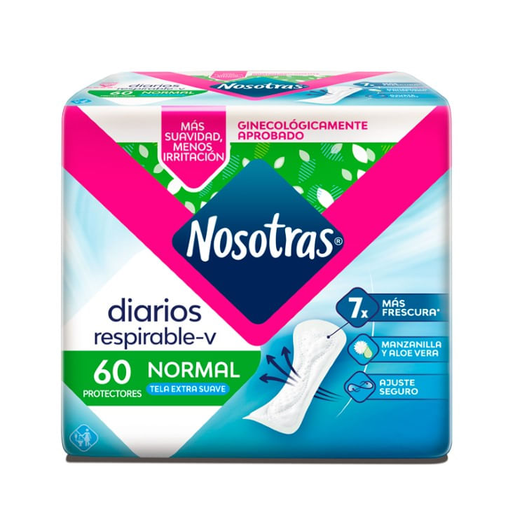 Protectores Diarios Natural Respirab Nosotras