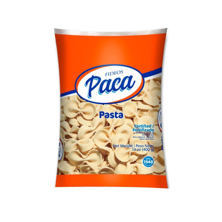 Fideo Lazo Canasto 2 Paca 400 Gr