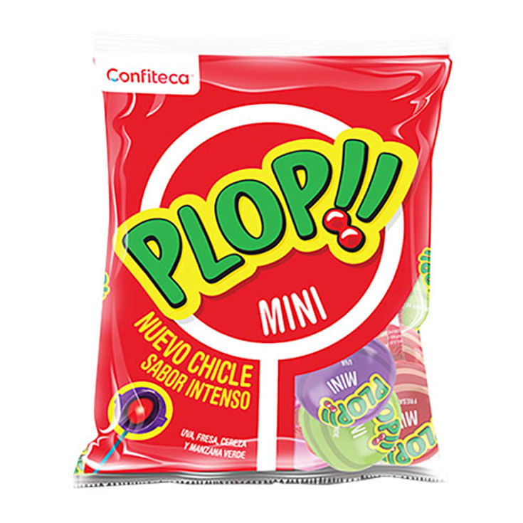 Chupete Mini Con Chicle Plop 264 Gr