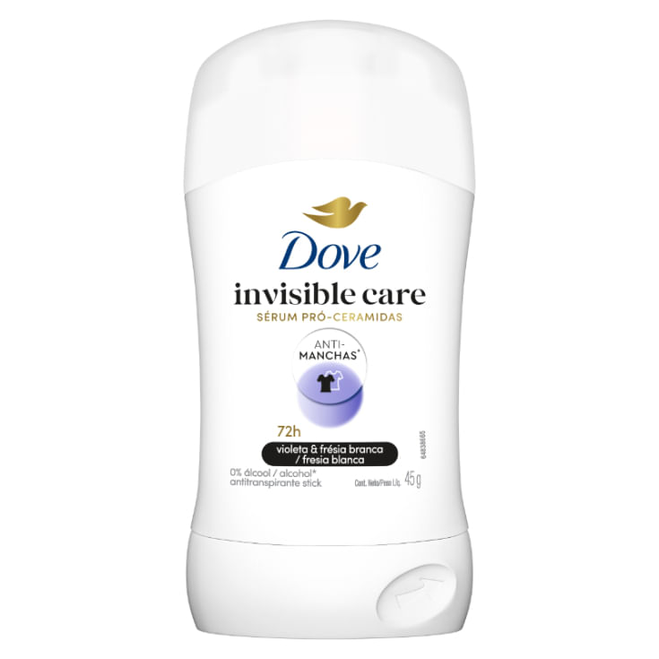 Dove Desodorante Barra Invisible Care 45 Gr.