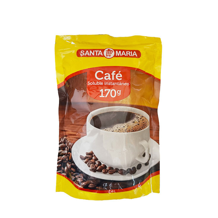 Café Soluble Instantáneo Santa Maria 170 Gr